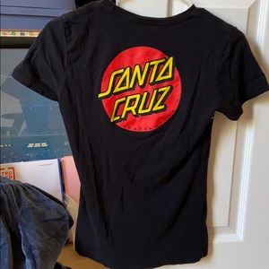 Black Santa Cruz T-Shirt